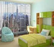 Soaring Tower template 3D Curtains Blockout Photo Printing Curtains Drape Fabric
