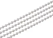 FASHEWELRY 32.8 Feet Stainless Steel Ball Bead Chains 4mm Metal Beaded Pull Chain Extension for DIY Jewelry Making (Stainless Steel Color)