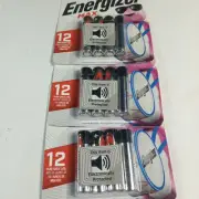 (3) Energizer Max AAA Batteries 4 Pack 12-year Shelf Life