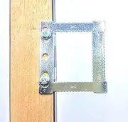 10 x Square Hangers Stretched Canvas Hollow Back Picture Frames + Screws