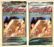 1995 The Campbell’s Soup Collection cards 2 Packs Each w/ 8 Cards Andy Warhol