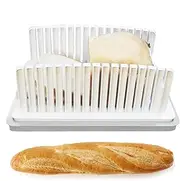 Bread Slicer - Bread Slicers for Homemade Bread | Foldable Toast Cutter Board | Beautifully Designed Cutting Tool for Ham, Sandwiches, Scallops, Lunch Meats, Cheese, Long-Lasting Performance