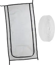 Milisten Pet Screen Door Cat and Mesh Screen Zipper Closure Easy Install Ventilation Small Animal Barrier