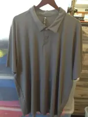 Men's Dune Sky Golf Polo color smoked pearl size xx-large 2XL