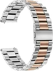 [TQTYFPVQT] Quick-release Stainless Steel Metal Watch Strap 18-24mm Unisex Replacement Wristband Smart Watches Quartz Watches