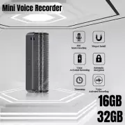 Spy Mini Voice Recorder 16/32GB Noise Reduction Strong Magnetic Audio MP3 Player