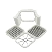Multi-function Detachable 3 Blade Potato French Fried Slicer Cutter Apple Core Remover ??color random??