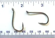 100 GT 8299 2X strength Black Chrome Octopus Fish Hooks size 2/0 - 100 hooks