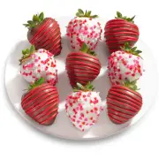 A Gift Inside Love Bites Dipped Strawberries - 9 Fun Size Berries