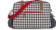Pink Lining Not So Plain Jane Diamonds and Hearts Changing Bag
