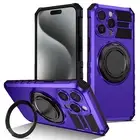 Case for iPhone 16 15 14 13 12 11 Pro Max Plus Magnetic 360° Rotating Ring Cover