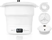 Portable Mini Washing Machine – Compact, Foldable Washer for Travel, Dorms, and