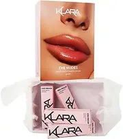 Klara Cosmetics The Nudes Lip Kit - Kiss Proof Liquid Lipsticks - Matte Lipstick for Women - Versatile Nude Lipstick Set for All-Day Wear - 4 pc