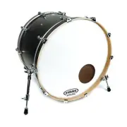 Evans EQ3 Resonant Coated White Bass Drum Head, 22 Inch *SKIN ONLY*