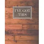 I’’VE GOT THIS: DARK WOOD: INSPIRATIONAL QUOTE HABIT TRACKER AND JOURNAL
