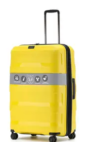 Tosca Comet Hardside Large 78 cm 4 Wheel Suitcase Yellow