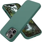 [OTOFLY] Designed for iPhone 14 Pro Max Case, Silicone Shockproof Slim Thin Phone Case for iPhone 14 Pro Max 6.7 inch (Pine Green)
