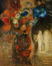 Apparition Odilon Redon 11"x14" High Quality Art Print
