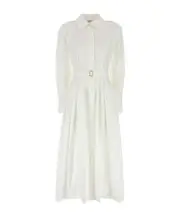 Patou Maxi Shirt Dress F38 White