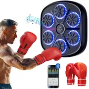 Yopower Music Boxing Machine,Electronic Boxing Target with Bluetooth Boxing Gloves