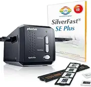 Plustek OpticFilm 8200i SE, 35mm Film & Slide Scanner. 7200 dpi / 48-bit Output. Integrated Infrared Dust/Scratch Removal. Bundle Silverfast SE Plus 9, Support Mac and PC.