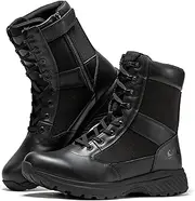 [BOTAS PRO] Tactical Boots Men, 8inch Side Zipper Outdoor Military Boots for Men(BP701-703)