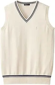 EASTBOY(イーストボーイ) East Boy 4216028 4216028 Venus Cotton Vest (12G/Lined/Coolmax) Sweater Vest, Light Gray (910), 9 号