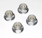 Rc Silver Wheel Nuts For Tamiya Blitzer Beetle Unimog Clodbuster Blackfoot