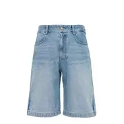 [SOLID HOMME] Denim Sidezip Shorts