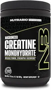 NutraBio - 100% Pure Creatine Monohydrate Powder - 1.1 lbs.