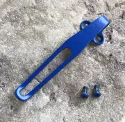 Blue Titanium Deep Pocket Clip For Benchmade 556-1 Mini Griptilian G10 Knife