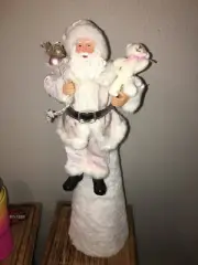 Special Santa Clause Christmas Tree Topper, White Cone Box 4