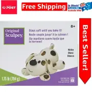 Polyform 1.75lb White Polymer Clay - Soft, Pliable, and Bakeable