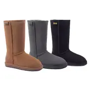 Womens Men Tall Classic UGG Boots Double Face Sheepskin Water Resistant Non-Slip