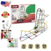 STEM Roller Coaster Building Set: 546 Pieces with Experiment Guide - Ages 8+