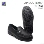 HITAM AP 977 BLACK VAN 鞋黑色辦公鞋 BY AP BOOTS