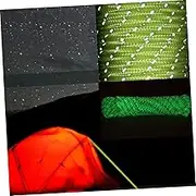 Anneome 10M Luminous Reflective Tent Rope Durable Elastic Camping Cord Heavy Load Capacity Wear Resistant for Outdoor Tents Accessories Glows Dark After Sunlight