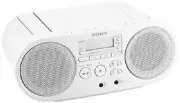 Sony Cd Radio Zs-S40: Fm / Am / Fm Wide Corresponding White Zs-S40 W