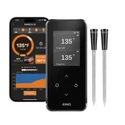 Wireless Bluetooth Meat Thermometer with 2 Ultra-Thin Probes, Smart Digital F...