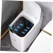Bathroom Trash Can, Automatic Bagging Garbage Can, 3.5 Gallon Slim Smart