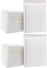40 pcs 15x18cm Bubble Mailers Wrap Envelopes Padded for Shipping Packaging White