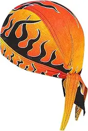 [DANLCUPL] DOO Rags Dew Rag Skull Cap Pirate Hat Cycling Bandana Motorcycle Biker Cooling Head Wrap Beanie Helmet Liner