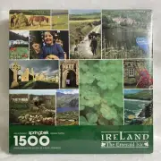 Springbok Ireland The Emerald Isle 1500 Piece Jigsaw Puzzle Hallmark Sealed