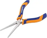 WISEPRO 6-Inch Needle Nose Pliers, Straight Long Nose Pliers, Mini Extra Long Nose Precision Wire Looping Pliers for Jewelry Making, Electronics Work