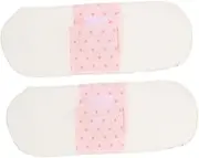 PERSELOSO Reusable Sanitary Pads Washable for Women 2pcs Cotton Menstrual Pads Soft Breathable Design for Comfort