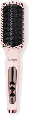 L'ANGE HAIR Le Vite Straightening Brush | Heated Straightener Flat Iron for Smoo