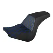 Driver Passenger Seat Fit For Harley Softail Street Bob 2018-2023 19 Black+Blue