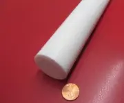 Teflon PTFE Virgin White Rod 1 1/2" (1.50) Diameter x 72 Long, Extruded