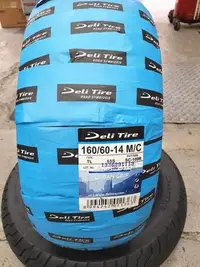 在飛比找Yahoo!奇摩拍賣優惠-DELI TIRE 達利 輪胎 160/60-14 多項國際