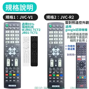 JVC 液晶電視遙控器 (首頁 WUSH系列 專用不需設定) J65D,J55D,J48D,J42D,J32D,J48T